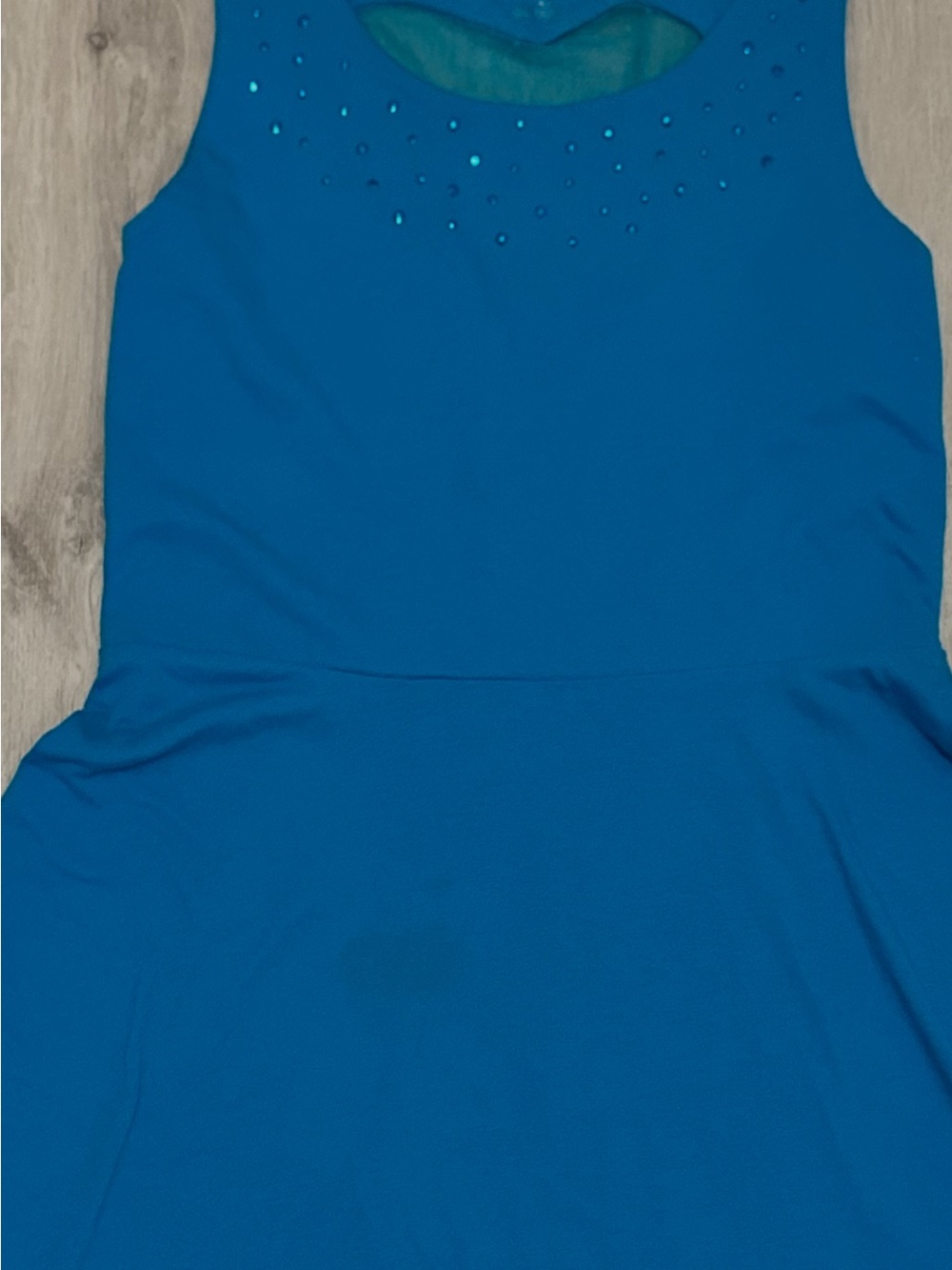 SO Girls' Blue Sleeveless Fit-and-Flare Dress - Picture 6 of 6